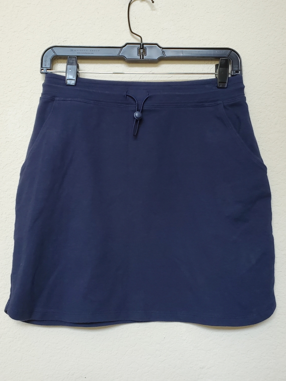Sundry for Evereve Navy Drawstring Mini Skirt.  Size Small